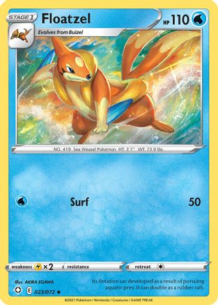 Floatzel 023/072  Shining Fates