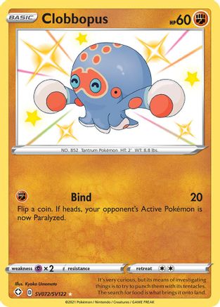 Clobbopus SV072/SV122  - Holofoil Shining Fates Shiny Vault