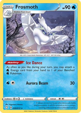 Frosmoth 030/072  - Holofoil Shining Fates