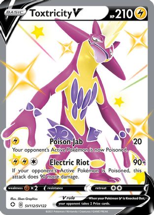 Toxtricity V SV112/SV122  - Holofoil Shining Fates Shiny Vault