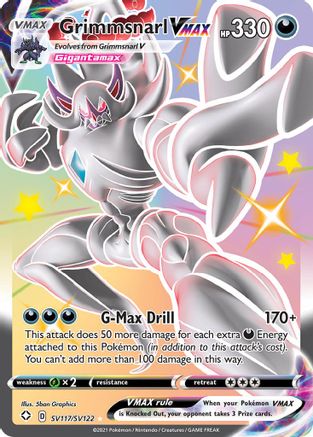 Grimmsnarl VMAX SV117/SV122  - Holofoil Shining Fates
