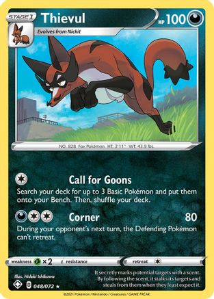 Thievul 048/072  - Holofoil Shining Fates
