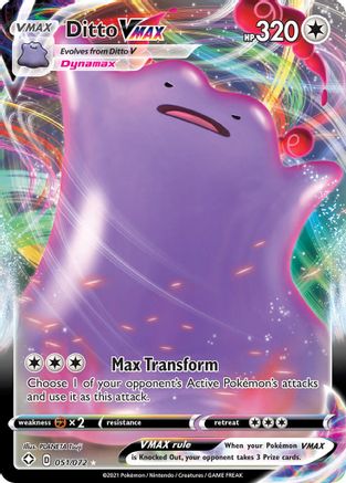Ditto VMAX 051/072  - Holofoil Shining Fates