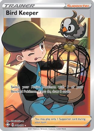 Bird Keeper (Full Art) 066/072  - Holofoil Shining Fates