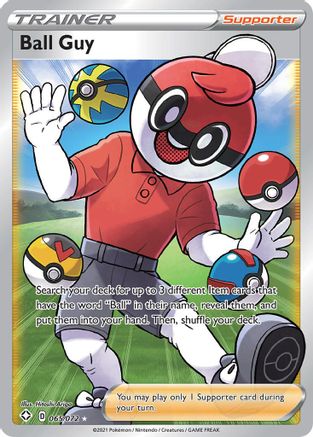 Ball Guy (Full Art) 065/072  - Holofoil Shining Fates
