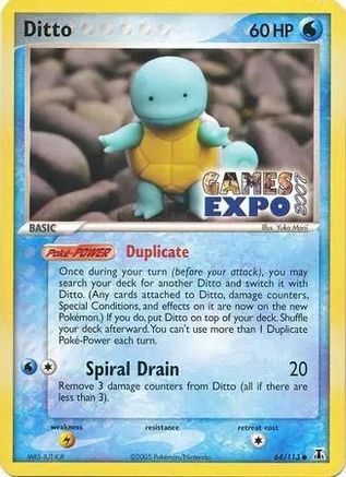 Ditto (Squirtle) (Squirtle) - 64/113  064/113  Miscellaneous Cards & Products