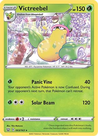 Victreebel 003/163 - Reverse Holofoil Battle Styles