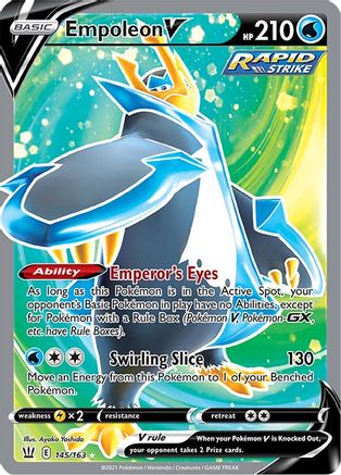 Empoleon V (Full Art) 145/163 - Holofoil Battle Styles