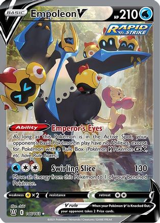 Empoleon V (Alternate Full Art) 146/163 - Holofoil Battle Styles
