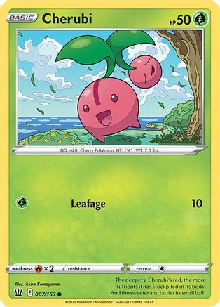 Cherubi 007/163 - Reverse Holofoil Battle Styles