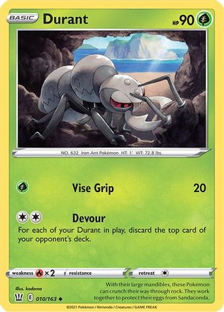 Durant 010/163 - Reverse Holofoil Battle Styles