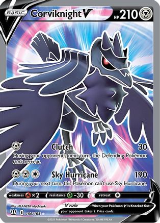 Corviknight V (Full Art) 156/163 - Holofoil Battle Styles