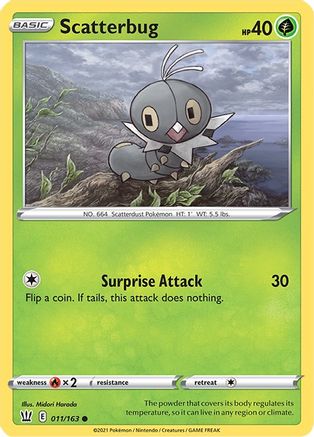 Scatterbug 011/163 Battle Styles