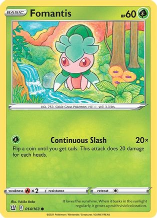 Fomantis 014/163 Battle Styles