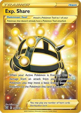 Exp. Share (Secret) 180/163 - Holofoil Battle Styles