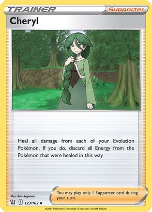 Cheryl 123/163 - Reverse Holofoil Battle Styles