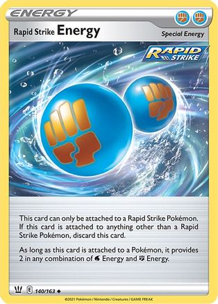 Rapid Strike Energy 140/163 - Reverse Holofoil Battle Styles