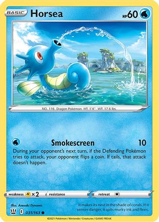 Horsea 031/163 Battle Styles