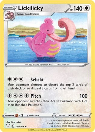 Lickilicky 114/163 - Reverse Holofoil Battle Styles