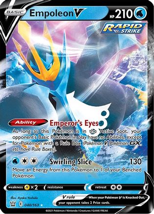 Empoleon V 040/163 - Holofoil Battle Styles