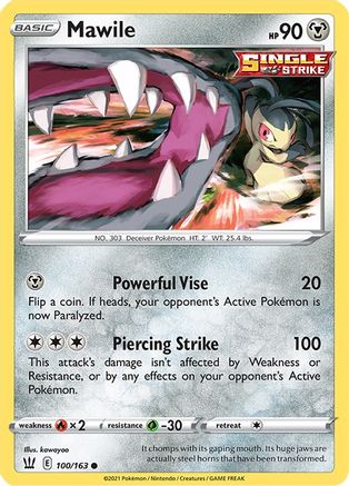 Mawile 100/163 - Reverse Holofoil Battle Styles