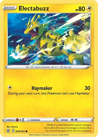 Electabuzz 044/163 Battle Styles