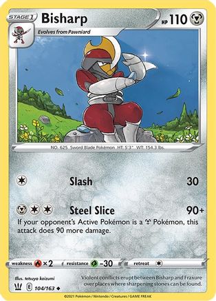 Bisharp 104/163 - Reverse Holofoil Battle Styles