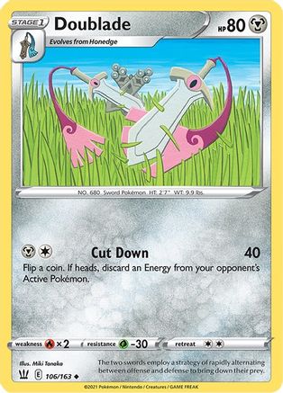 Doublade 106/163 Battle Styles