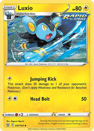 Luxio 047/163 Battle Styles