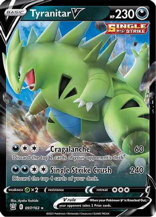 Tyranitar V 097 - Holofoil Battle Styles