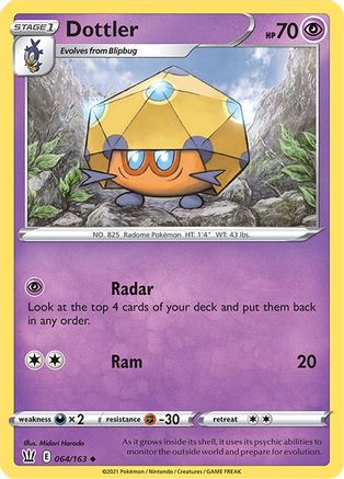 Dottler 064/163 - Reverse Holofoil Battle Styles