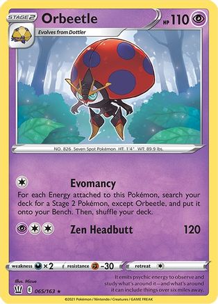 Orbeetle 065/163 - Reverse Holofoil Battle Styles
