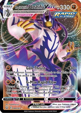 Rapid Strike Urshifu VMAX 088/163 - Holofoil Battle Styles