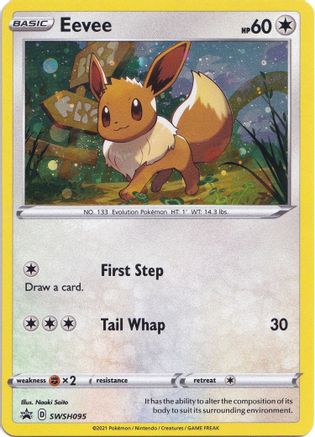 Eevee SWSH095  - Holofoil SWSH Sword & Shield Promo Cards