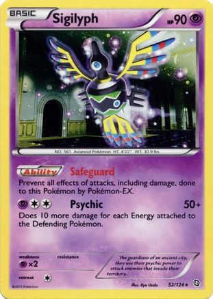 Sigilyph (Cosmos Holo) 052/124  - Holofoil Blister Exclusives