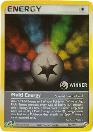 Multi Energy (Special) (Special) - 93/100 [Winner] 093/100  - Holofoil League & Championship Cards