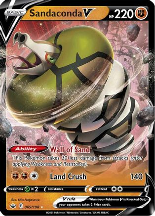 Sandaconda V 089/198 - Holofoil Chilling Reign