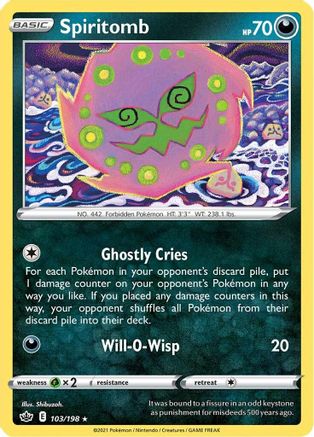 Spiritomb 103/198 Chilling Reign