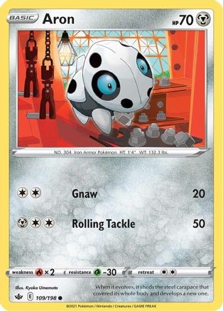 Aron 109/198 - Reverse Holofoil Chilling Reign