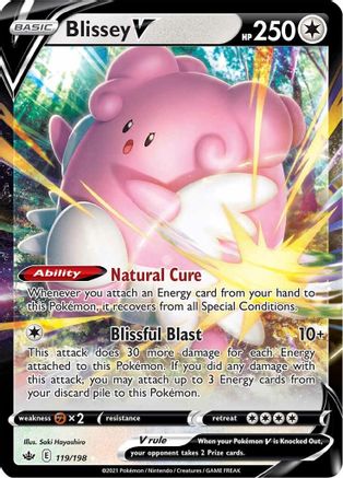 Blissey V 119/198 - Holofoil Chilling Reign