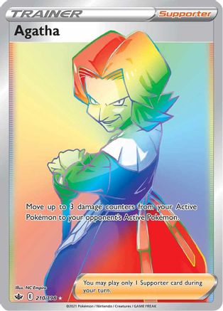 Agatha (Secret) 210/198 - Holofoil Chilling Reign