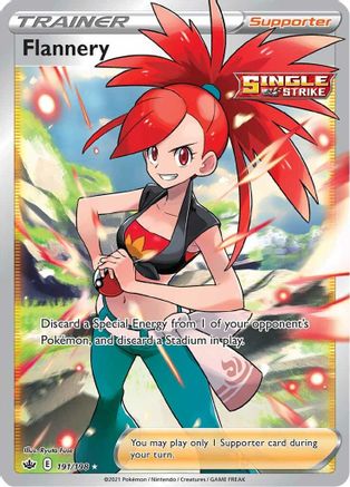 Flannery (Full Art) 191/198 - Holofoil Chilling Reign