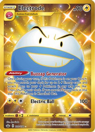 Electrode (Secret) 222/198 - Holofoil Chilling Reign