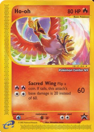 Ho-oh [Pokemon Center NY] 052/53 WoTC Promo