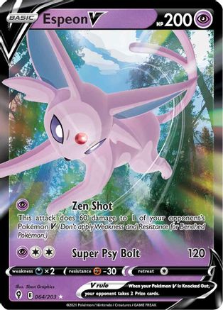 Espeon V 064/203 - Holofoil Evolving Skies