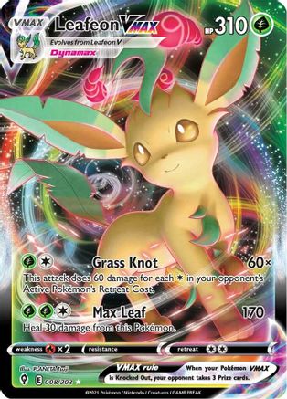Leafeon VMAX 008/203 - Holofoil Evolving Skies