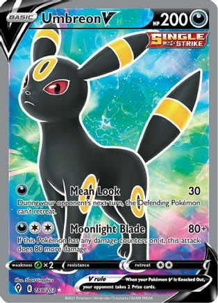 Umbreon V (Full Art) 188/203 - Holofoil Evolving Skies