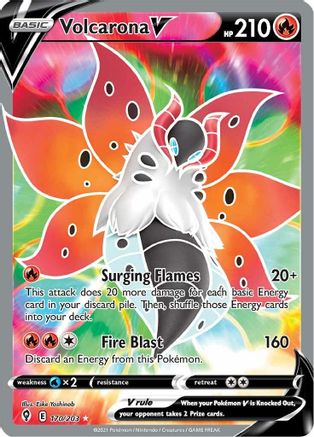 Volcarona V (Full Art) 170/203 - Holofoil Evolving Skies