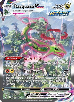 Rayquaza VMAX (Alternate Art Secret) 218/203 - Holofoil Evolving Skies