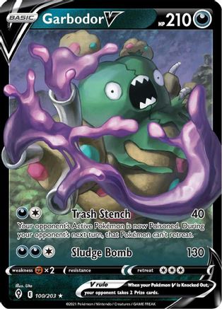 Garbodor V 100/203 - Holofoil Evolving Skies